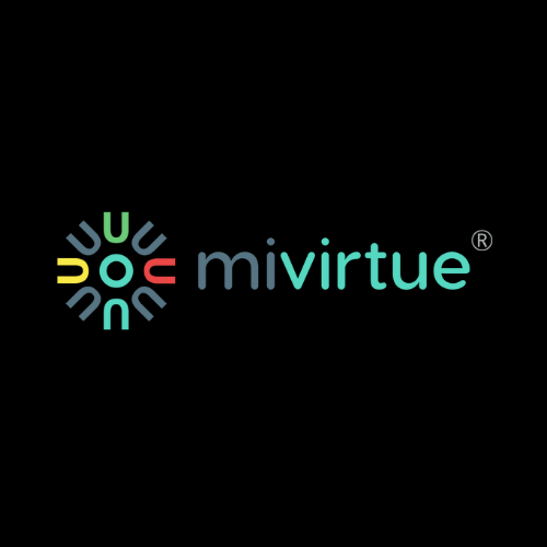 Mivirtuelogo (black bg)